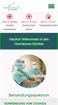Mobile Screenshot of hochtaunus-kliniken.de